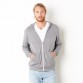 Blank Zipper Unisex tri-blend lightweight hoodie Blank Bella 190 GSM Hoodie